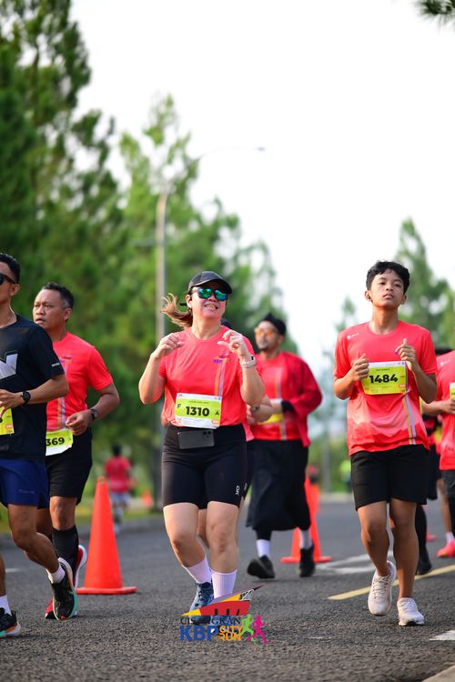 Race photo from CISANGKAN KBP CITY RUN 2025