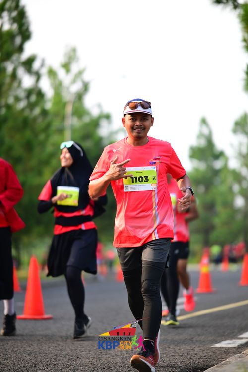 Race photo from CISANGKAN KBP CITY RUN 2025