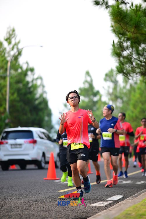 Race photo from CISANGKAN KBP CITY RUN 2025