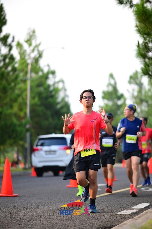 Race photo from CISANGKAN KBP CITY RUN 2025