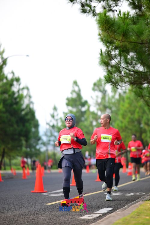Race photo from CISANGKAN KBP CITY RUN 2025