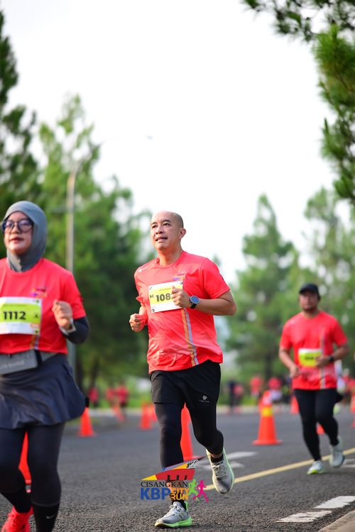 Race photo from CISANGKAN KBP CITY RUN 2025
