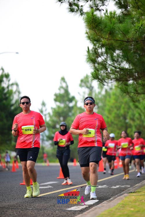 Race photo from CISANGKAN KBP CITY RUN 2025