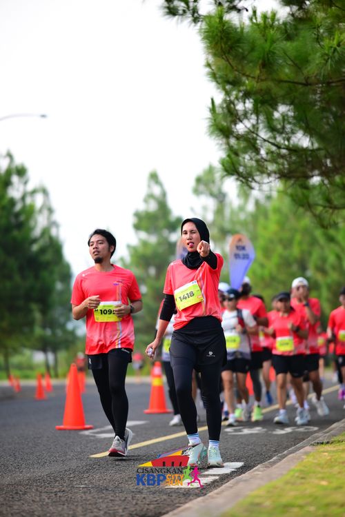Race photo from CISANGKAN KBP CITY RUN 2025