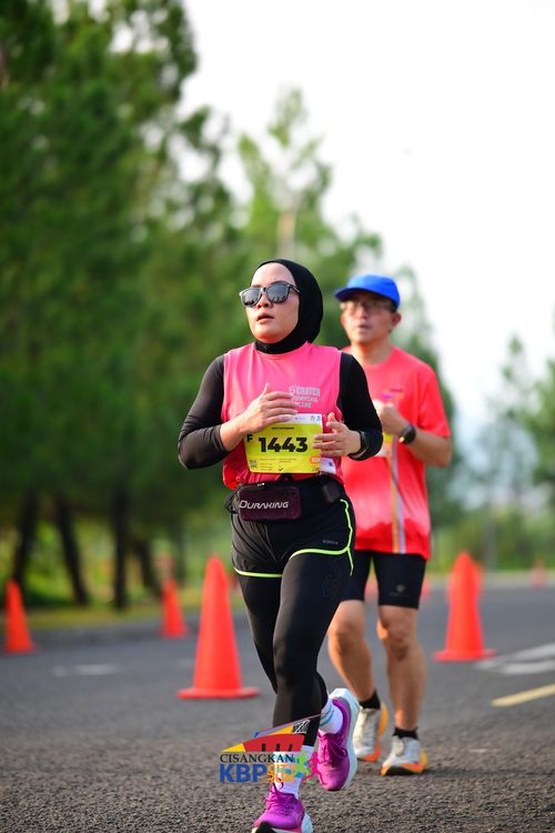 Race photo from CISANGKAN KBP CITY RUN 2025