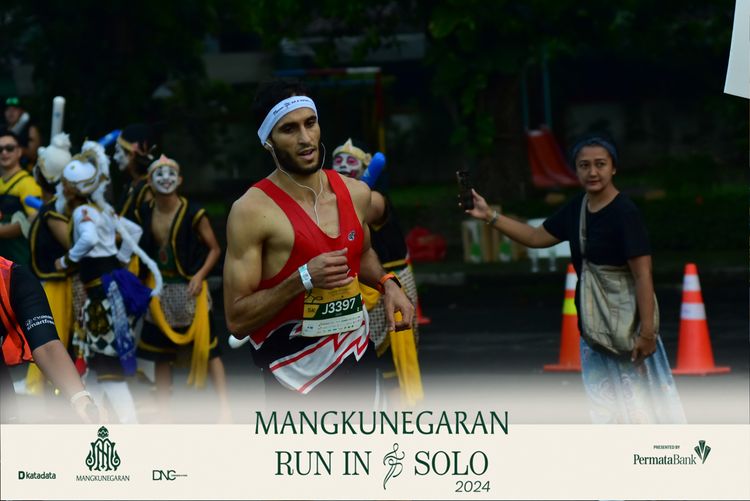 Race photo from Mangkunegaran Run 2024