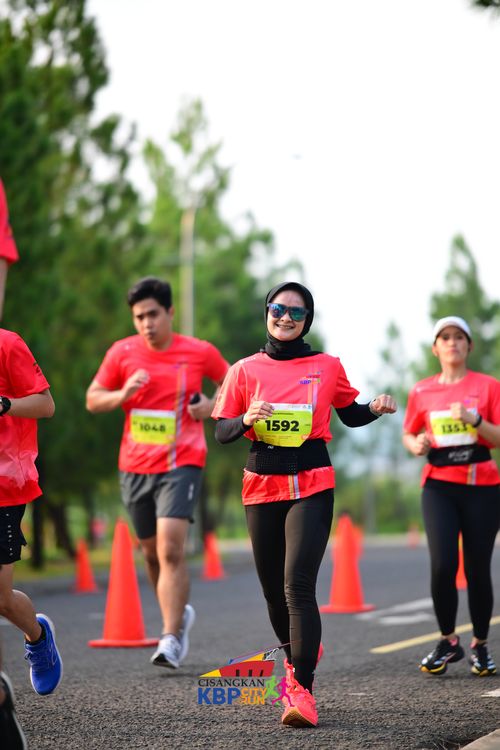 Race photo from CISANGKAN KBP CITY RUN 2025