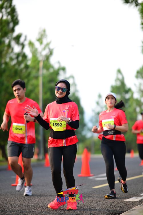Race photo from CISANGKAN KBP CITY RUN 2025