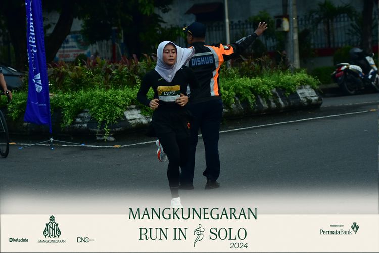 Race photo from Mangkunegaran Run 2024