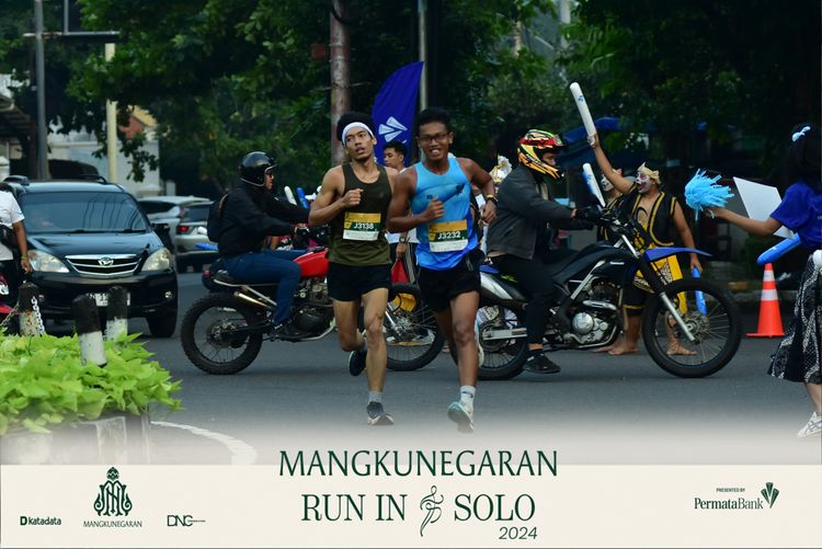Race photo from Mangkunegaran Run 2024