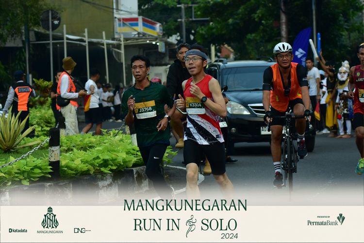 Race photo from Mangkunegaran Run 2024