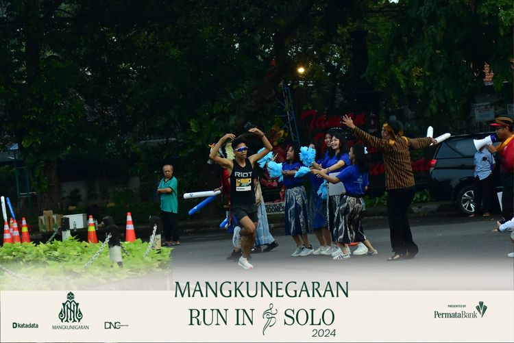 Race photo from Mangkunegaran Run 2024