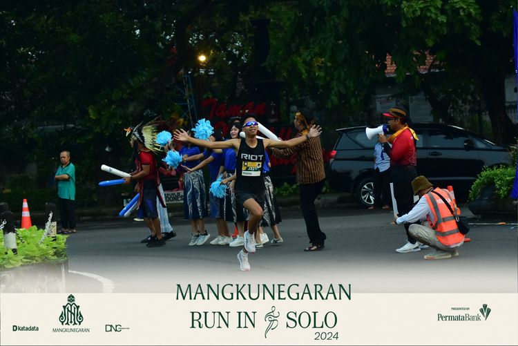 Race photo from Mangkunegaran Run 2024