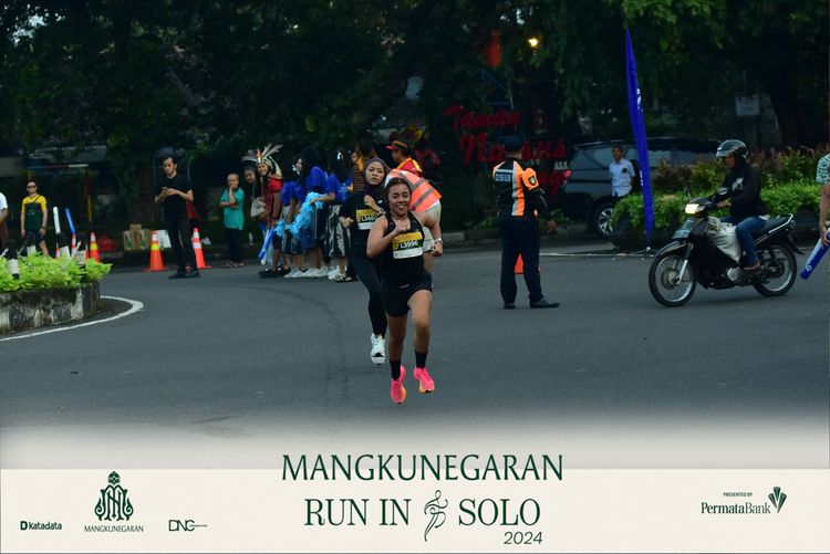 Race photo from Mangkunegaran Run 2024