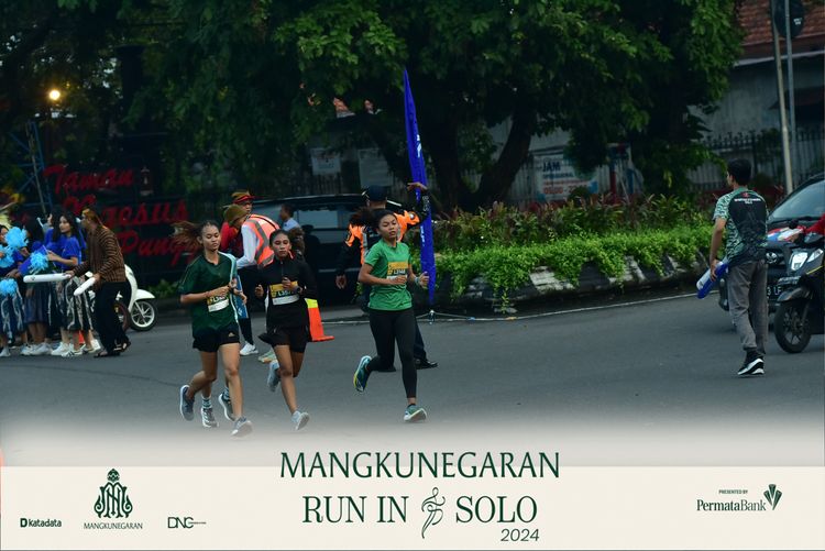 Race photo from Mangkunegaran Run 2024