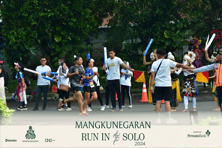 Race photo from Mangkunegaran Run 2024