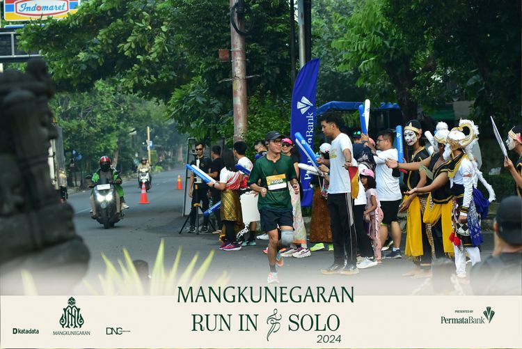 Race photo from Mangkunegaran Run 2024