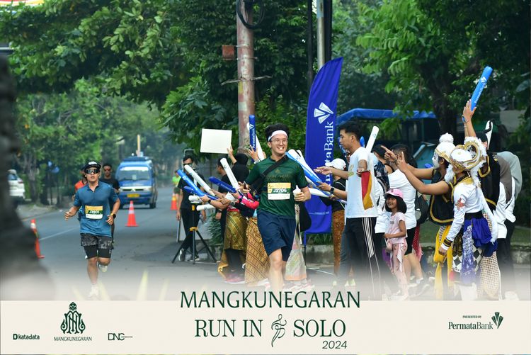 Race photo from Mangkunegaran Run 2024