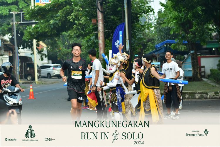 Race photo from Mangkunegaran Run 2024