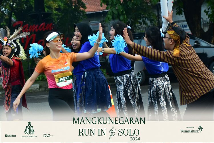 Race photo from Mangkunegaran Run 2024