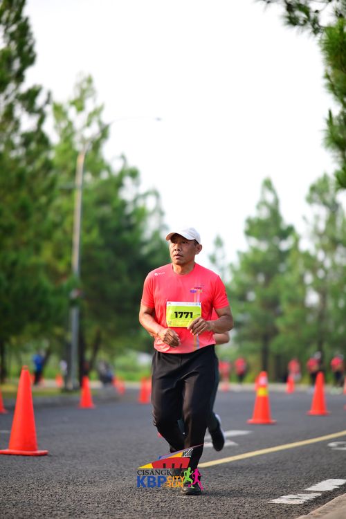 Race photo from CISANGKAN KBP CITY RUN 2025