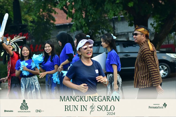 Race photo from Mangkunegaran Run 2024