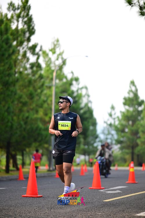 Race photo from CISANGKAN KBP CITY RUN 2025