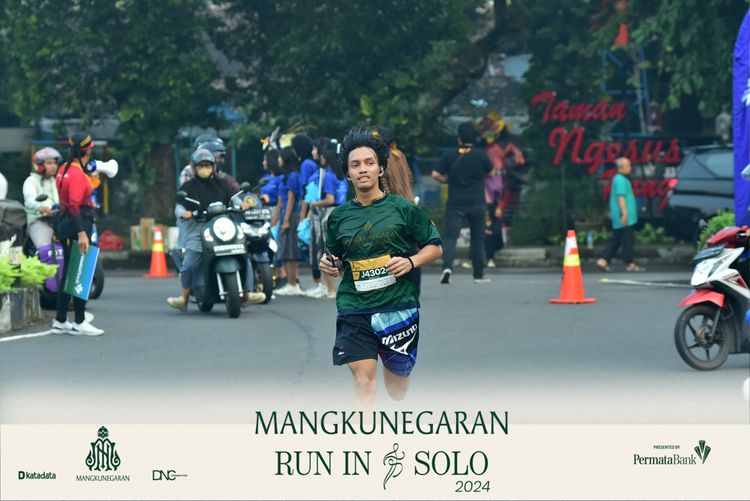 Race photo from Mangkunegaran Run 2024