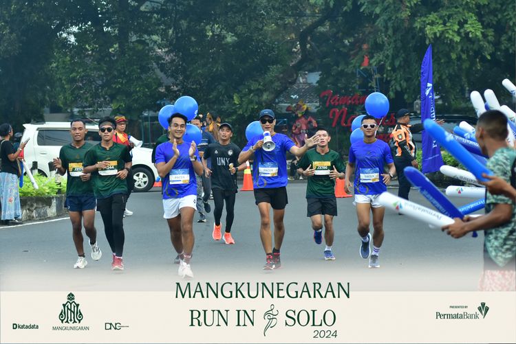 Race photo from Mangkunegaran Run 2024