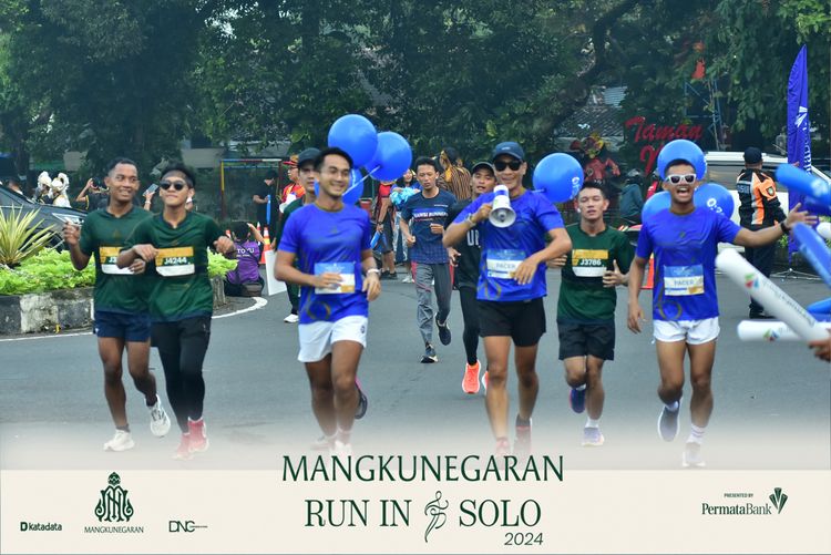 Race photo from Mangkunegaran Run 2024