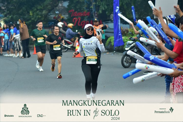 Race photo from Mangkunegaran Run 2024