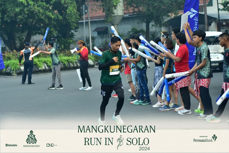 Race photo from Mangkunegaran Run 2024
