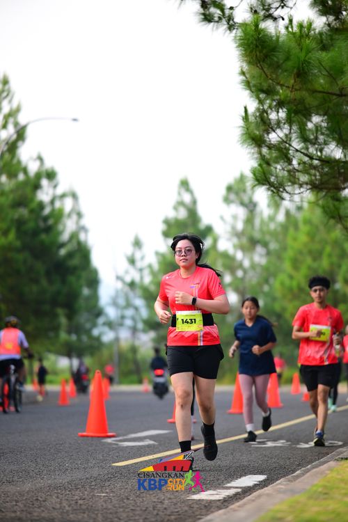 Race photo from CISANGKAN KBP CITY RUN 2025