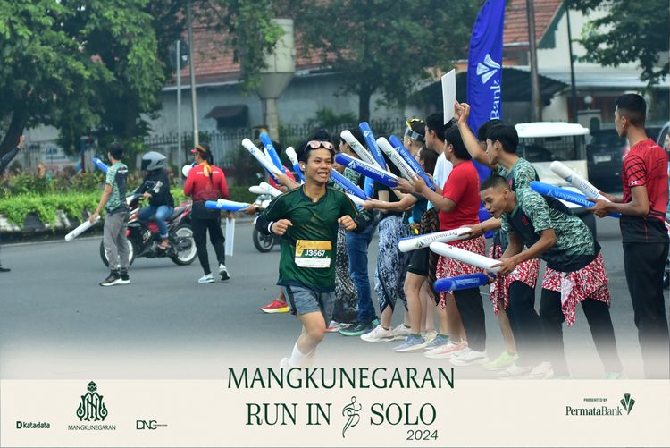 Race photo from Mangkunegaran Run 2024