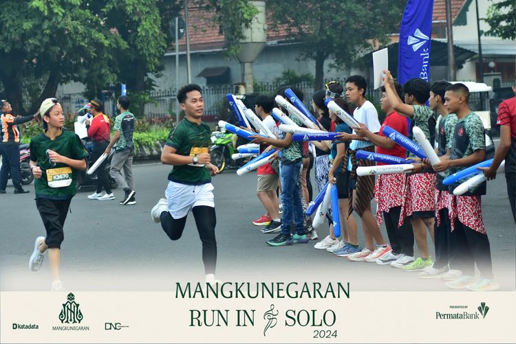 Race photo from Mangkunegaran Run 2024
