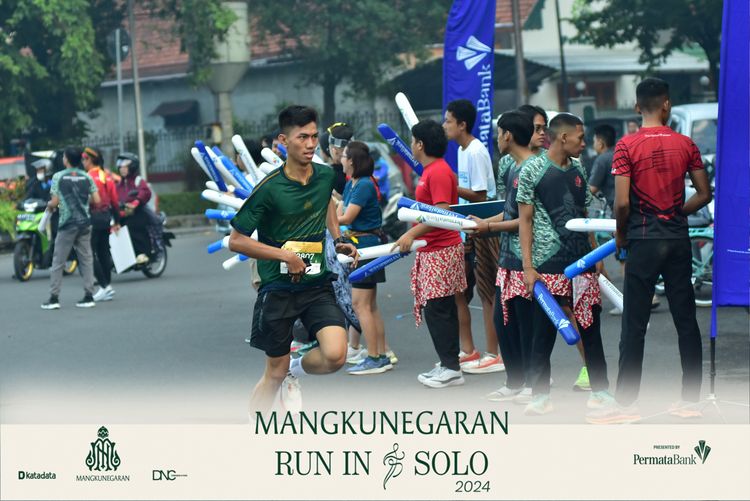 Race photo from Mangkunegaran Run 2024