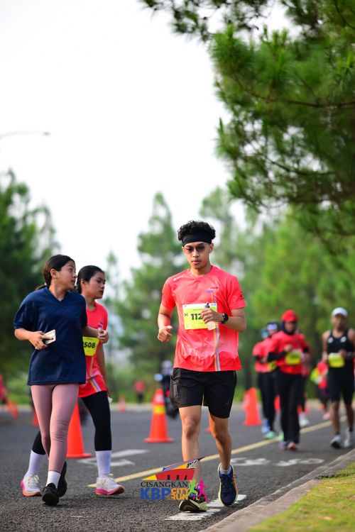 Race photo from CISANGKAN KBP CITY RUN 2025