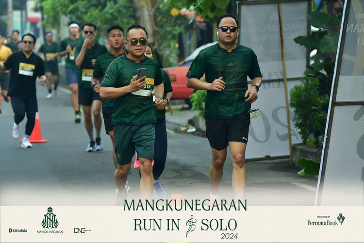 Race photo from Mangkunegaran Run 2024