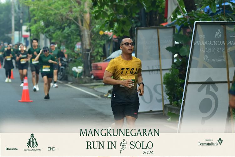 Race photo from Mangkunegaran Run 2024