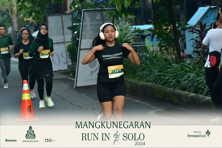 Race photo from Mangkunegaran Run 2024