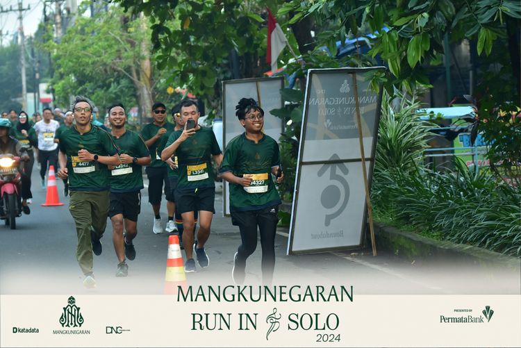 Race photo from Mangkunegaran Run 2024