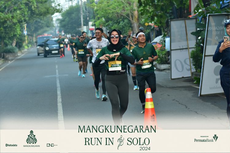 Race photo from Mangkunegaran Run 2024