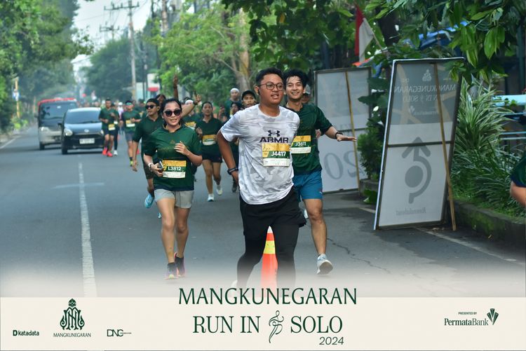 Race photo from Mangkunegaran Run 2024