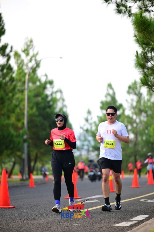 Race photo from CISANGKAN KBP CITY RUN 2025
