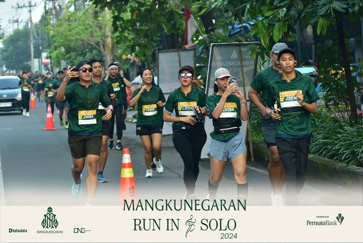 Race photo from Mangkunegaran Run 2024