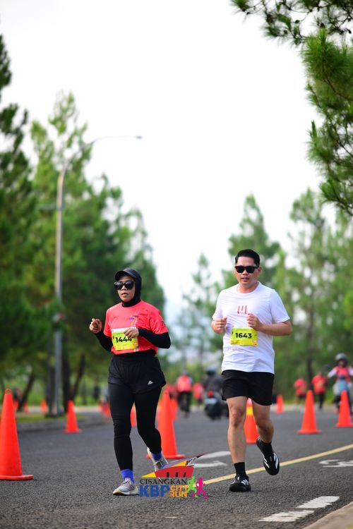 Race photo from CISANGKAN KBP CITY RUN 2025
