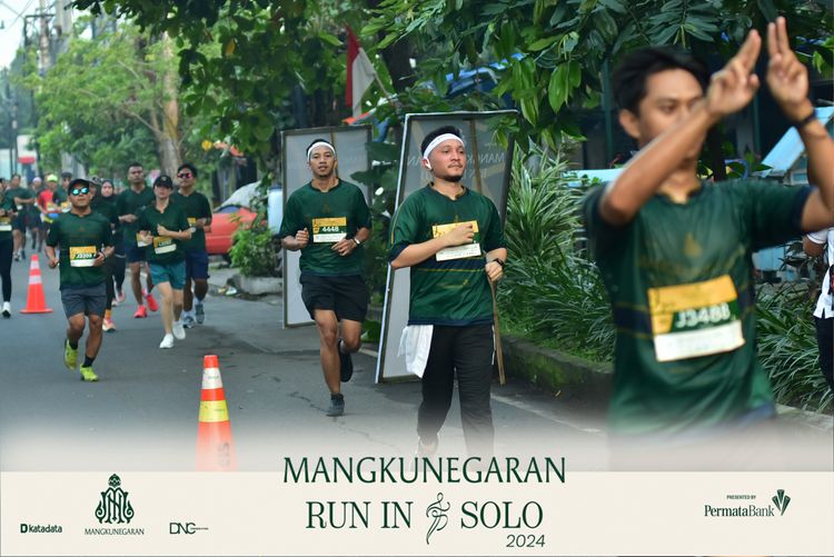 Race photo from Mangkunegaran Run 2024