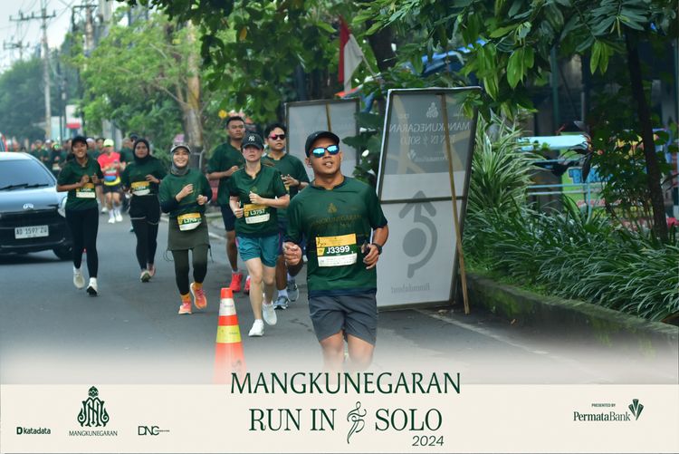 Race photo from Mangkunegaran Run 2024