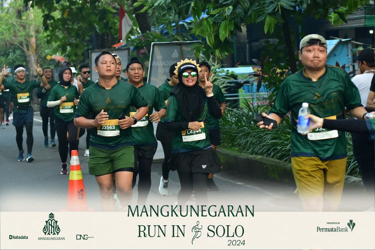Race photo from Mangkunegaran Run 2024