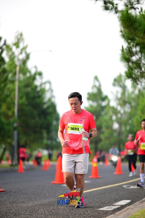 Race photo from CISANGKAN KBP CITY RUN 2025